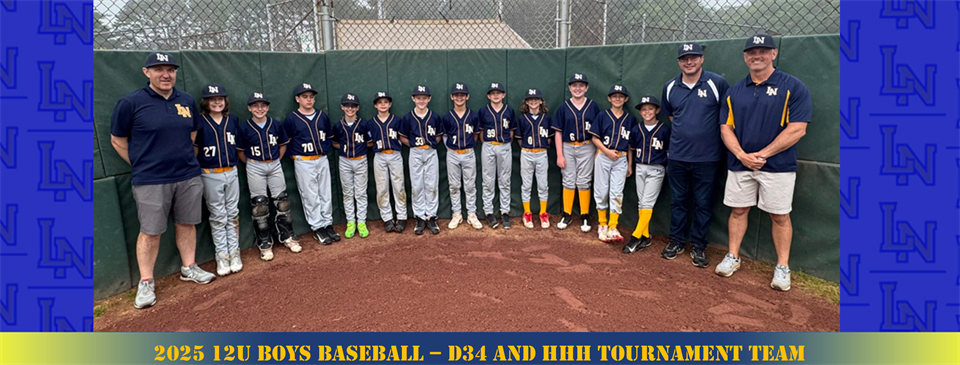12u Boys Baseball - D34 and HHH Tournament Team